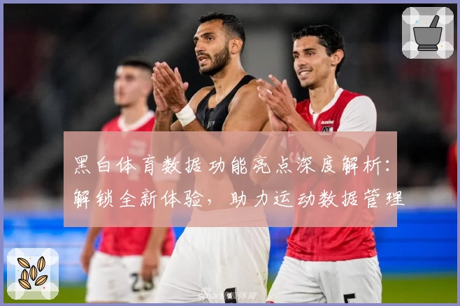 黑白体育数据功能亮点深度解析：解锁全新体验，助力运动数据管理新高度