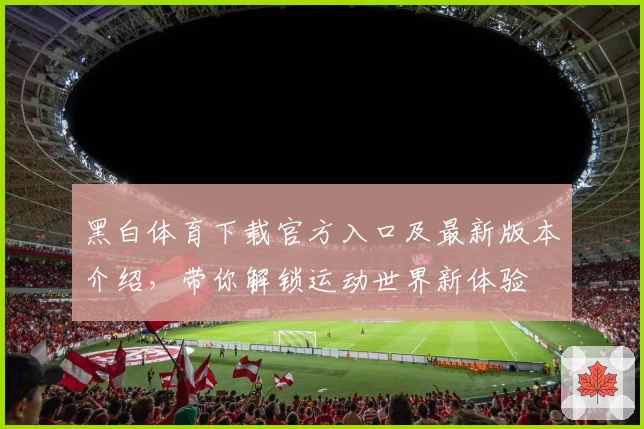 黑白体育下载官方入口及最新版本介绍，带你解锁运动世界新体验