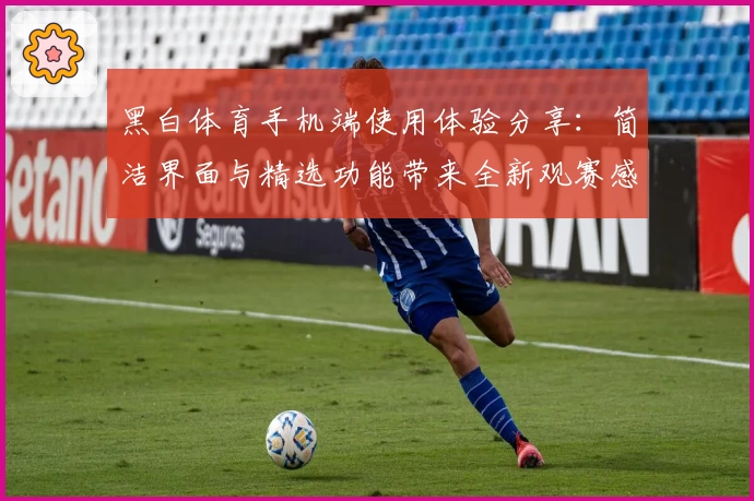 黑白体育手机端使用体验分享：简洁界面与精选功能带来全新观赛感受